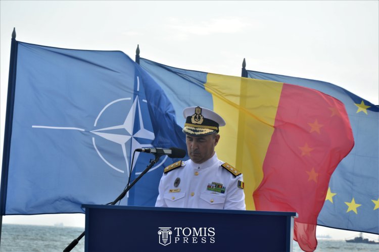 Viceamiralul Panait: Forţele Navale - furnizor de securitate atât în Marea Neagră, cât şi în Mediterană