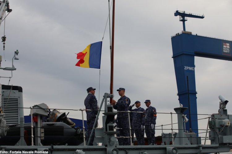 Forțele Navale Române au o nouă navă anti-mină