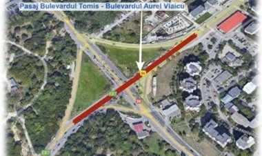 Pasajul suprateran de la intersecția bulevardului Tomis cu Aurel Vlaicu a intrat în faza de Studiu de Fezabilitate