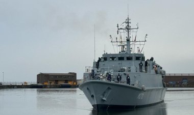 Vânătorul de mine M 270 Sublocotenent Ion Ghiculescu a plecat spre portul militar Constanța