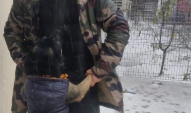 Un om al străzii a cerut ajutor polițiștilor constănțeni, pentru el și câinele lui