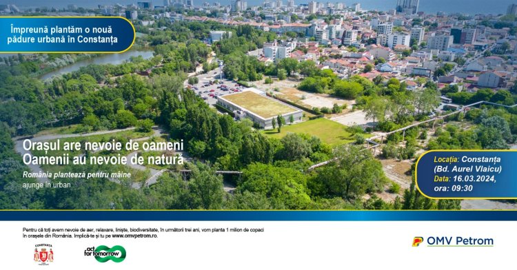 Constănțenii, invitați să planteze o nouă pădure urbană în orașul lor
