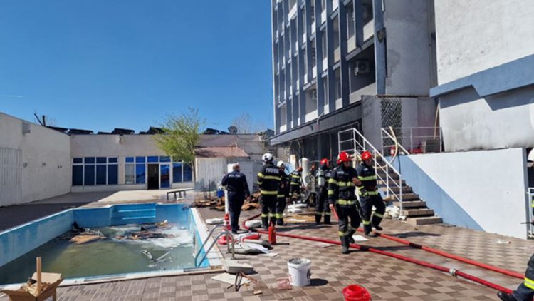 Incendiu la hotelul Parc din staţiunea Mamaia