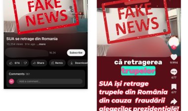 MApN: Două noi încercări de dezinformare, distribuite în mediul online