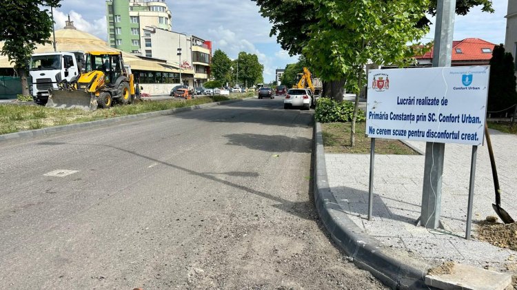 Restricții de trafic rutier pe bulevardul Mamaia