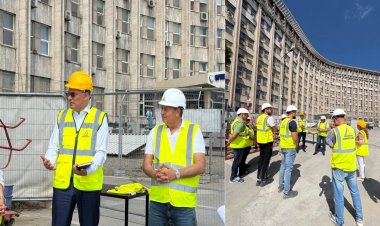 Ministrul Dragoș Pîslaru a vizitat șantierul noului corp al Spitalului Județean Constanța, Mama și Copilul