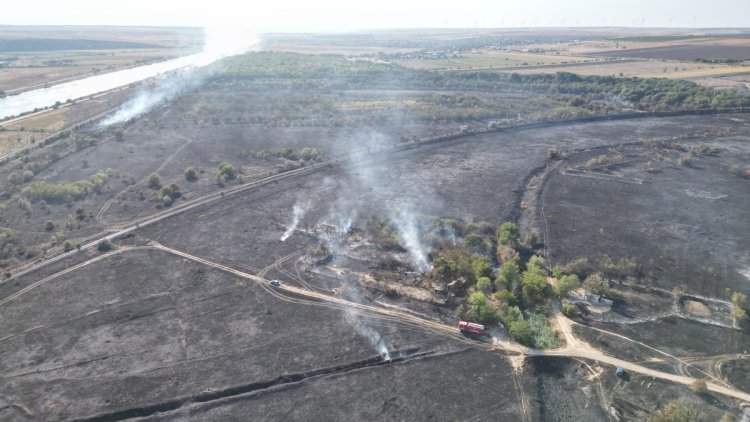 A fost descoperit cadavrul carbonizat al unui bărbat, în urma unui incendiu, la Medgidia