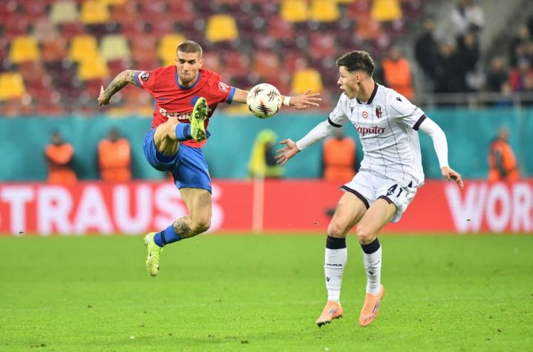 FCSB a fost învinsă de echipa italiană Bologna cu scorul de 2-1