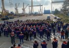 Angajații Șantierului Naval Damen Mangalia continuă acțiunile de protest