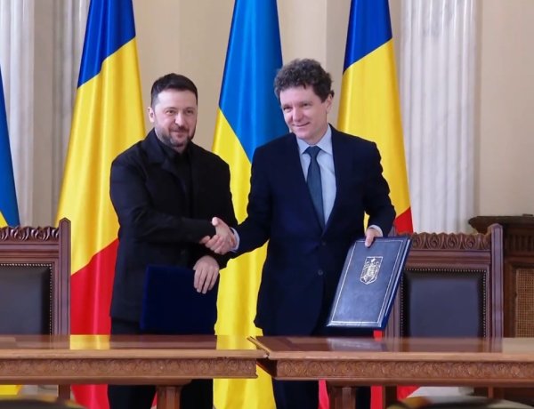 Nicușor Dan și Volodimir Zelenski au semnat Parteneriatul strategic și alte documente în domeniul apărării și energiei