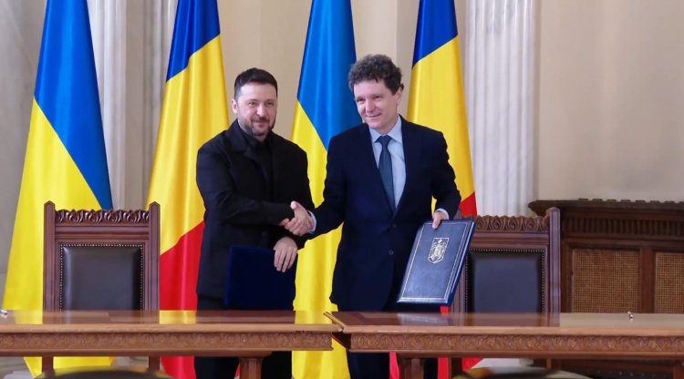 Nicușor Dan și Volodimir Zelenski au semnat Parteneriatul strategic și alte documente în domeniul apărării și energiei