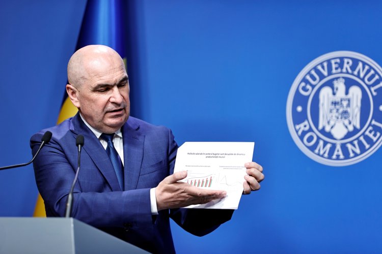 Bolojan: Avem cheltuieli salariale care sunt disproporționat de mari față de posibilitățile acestei țări