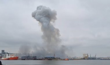 O dronă a explodat în Portul Constanța. A fost activat planul roșu de intervenție