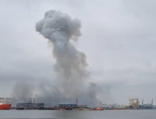 O dronă a explodat în Portul Constanța. A fost activat planul roșu de intervenție