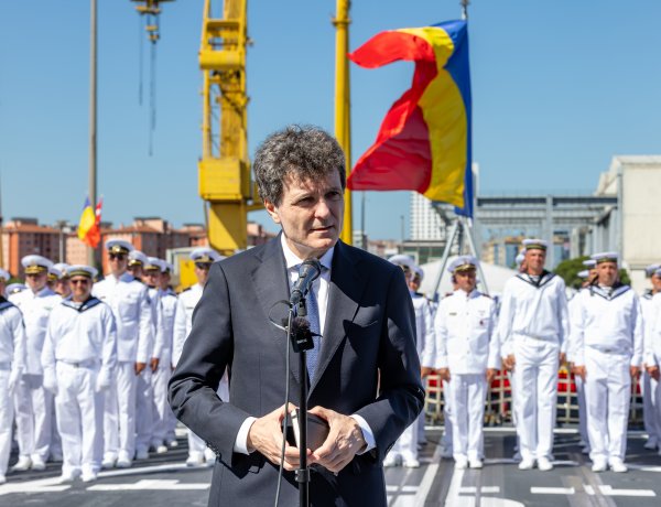 Nicușor Dan: Corveta Contraamiral August Roman va întări contribuția României la securitatea regională