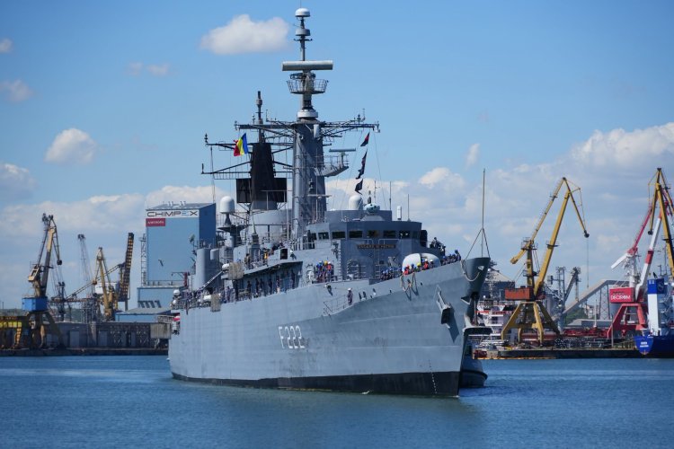 Fregata Regina Maria a revenit în portul militar Constanța, după participarea cu succes la Operația EUNAVFOR MED IRINI