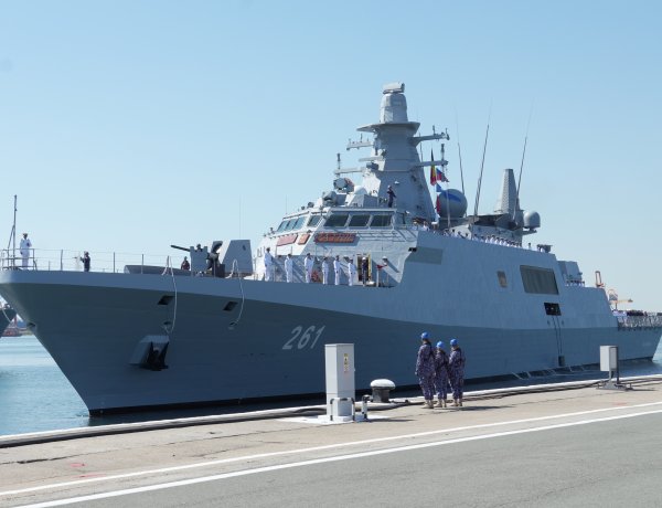 Corveta Contraamiral August Roman, a ajuns în portul militar Constanța