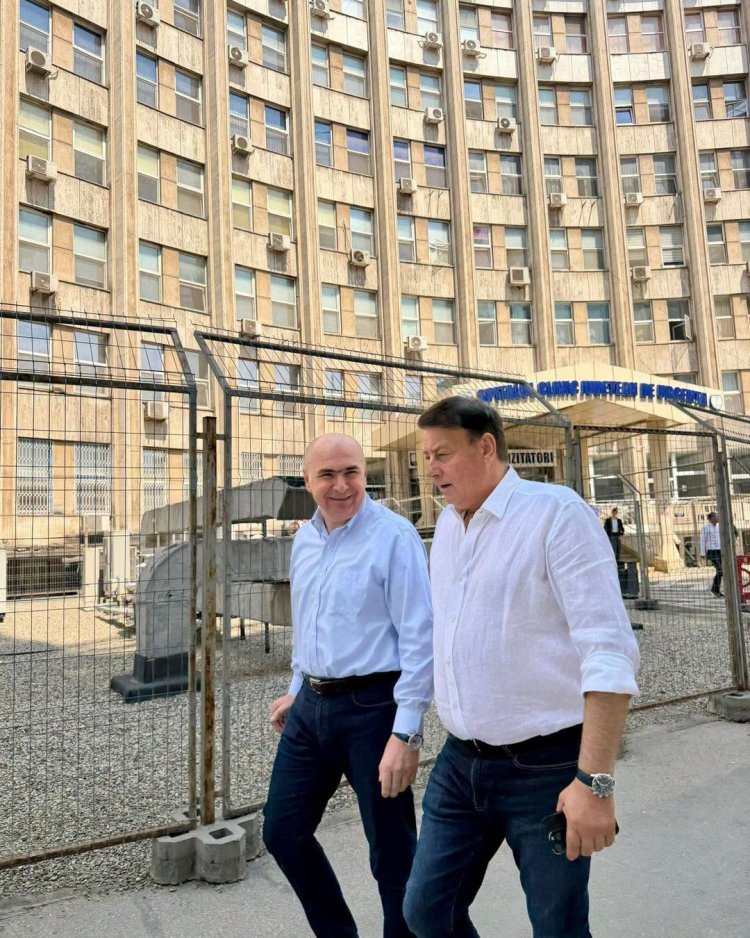 Premierul Ilie Bolojan a verificat stadiul lucrărilor la noul Spital Mama și Copilul din Constanța