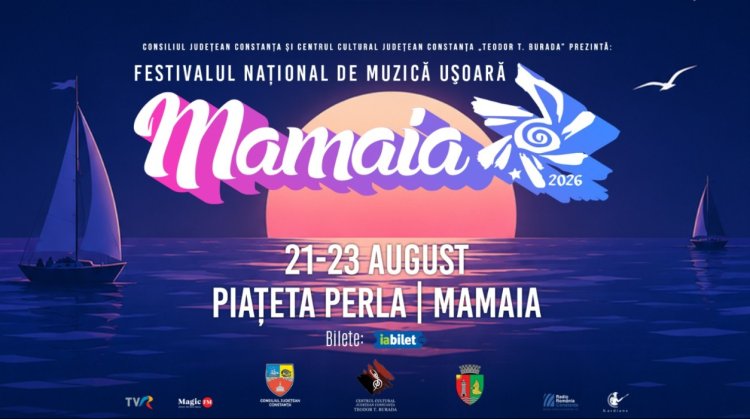 Festivalul Național de Muzică Ușoară Mamaia revine între 21 și 23 august 2026