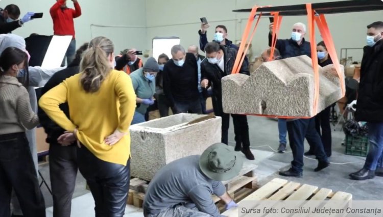 Sarcofag de copil, descoperit intact în zona Flămânda, din Constanța